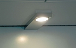 LED Lichtbox Edelstahl 4er Set eingebautem Schalter und Converter