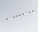 LED Designleuchte Langstab, Edelstahl 56cm lang mit 2 Leuchtstellen, 750LX